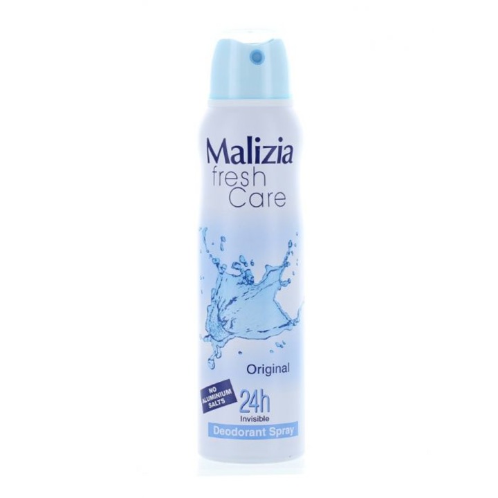 Deodorant spray 24h Malizia Fresh Care Invisible Original 150ml