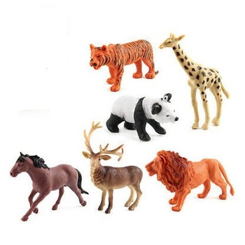 Set figurine animale salbatice , 6 piese , multicolor, 3 ani + Set figurine animale salbatice , 6 piese , multicolor, 3 ani +