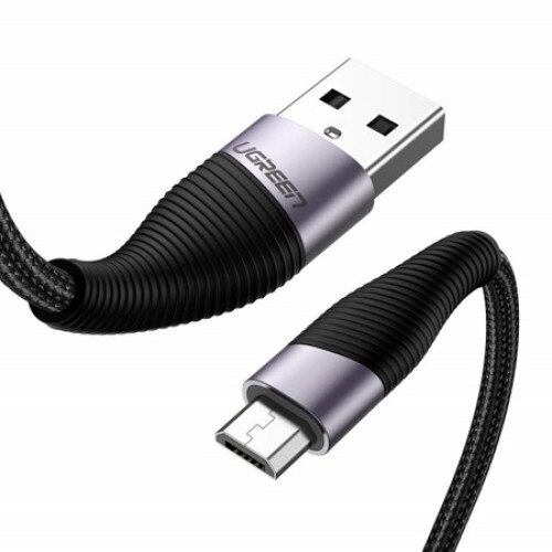 Cablu micro USB UGREEN QC 3.0 2.4A 0.5m Negru