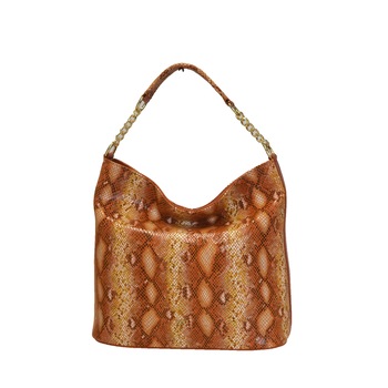 Geanta dama, Zea, casual, din piele naturala, maro coniac, 32x14x32 cm Geanta dama, Zea, casual, din piele naturala, maro coniac, 32x14x32 cm