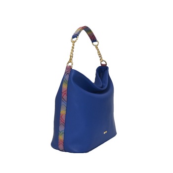 Geanta dama,Zea,piele naturala,albastru electric 32x14x32 Geanta dama,Zea,piele naturala,albastru electric 32x14x32