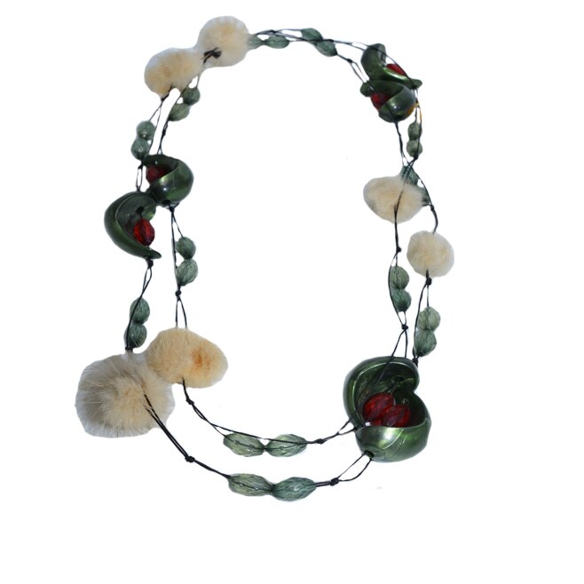 Colier vintage model deosebit ,D&J Exclussive ,crem