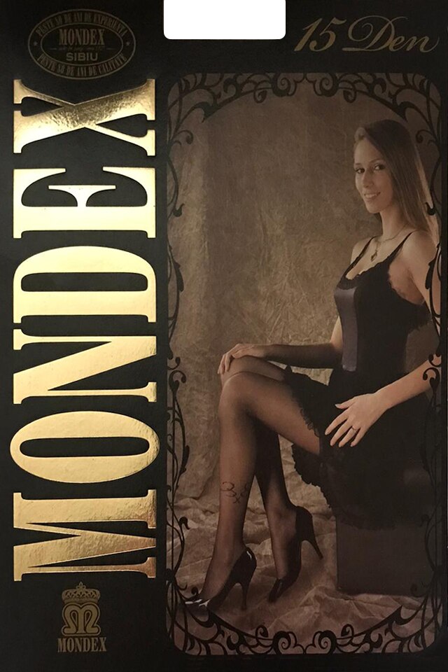 Dres dama Mondex, 15 den, model 39, Gri