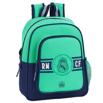 Ghiozdan Real Madrid Tercera Equipacion adaptabil 27cm Ghiozdan Real Madrid Tercera Equipacion adaptabil 27cm