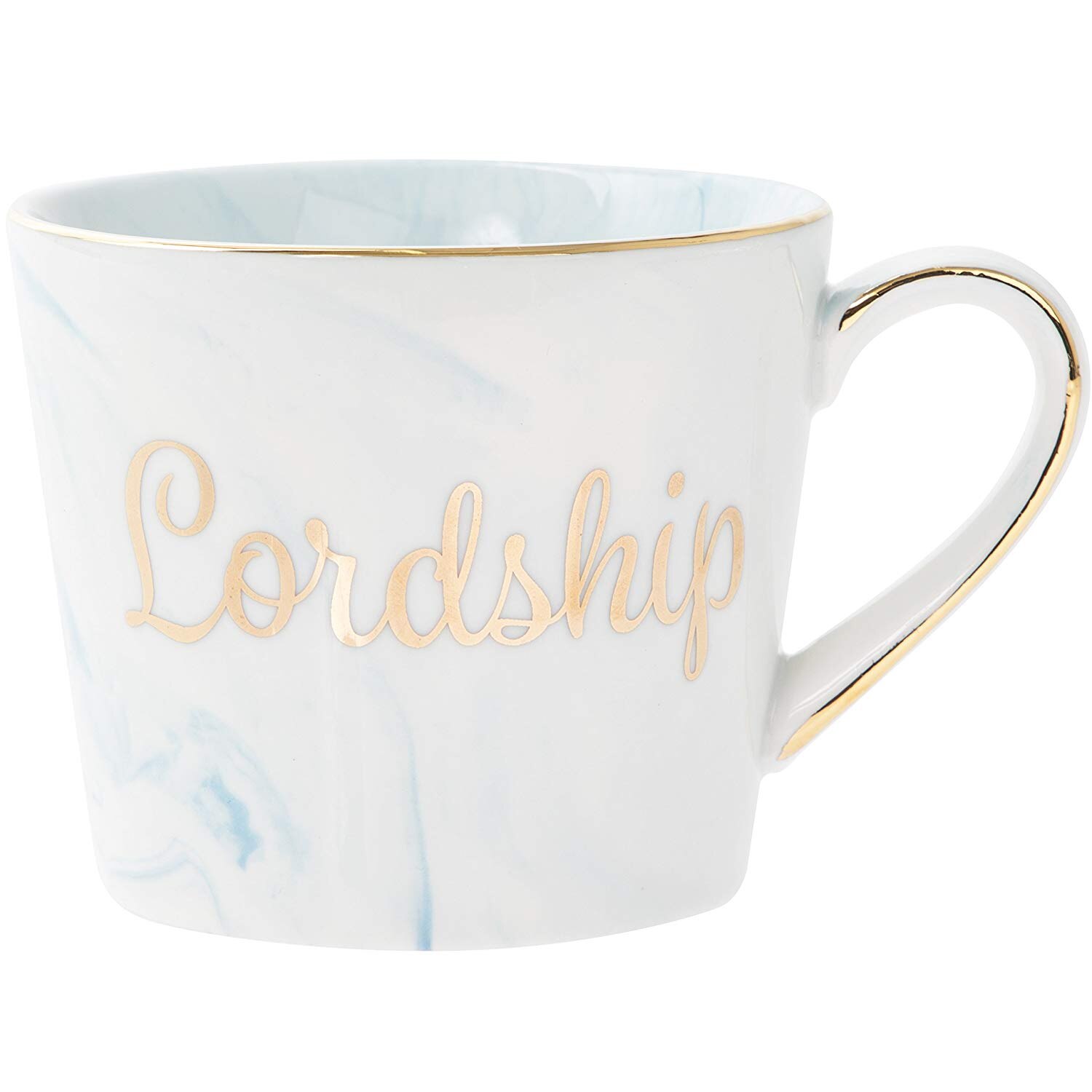 Cana - Marble and Gold Lordship , Portelan, 200 ml, Albastru / Auriu