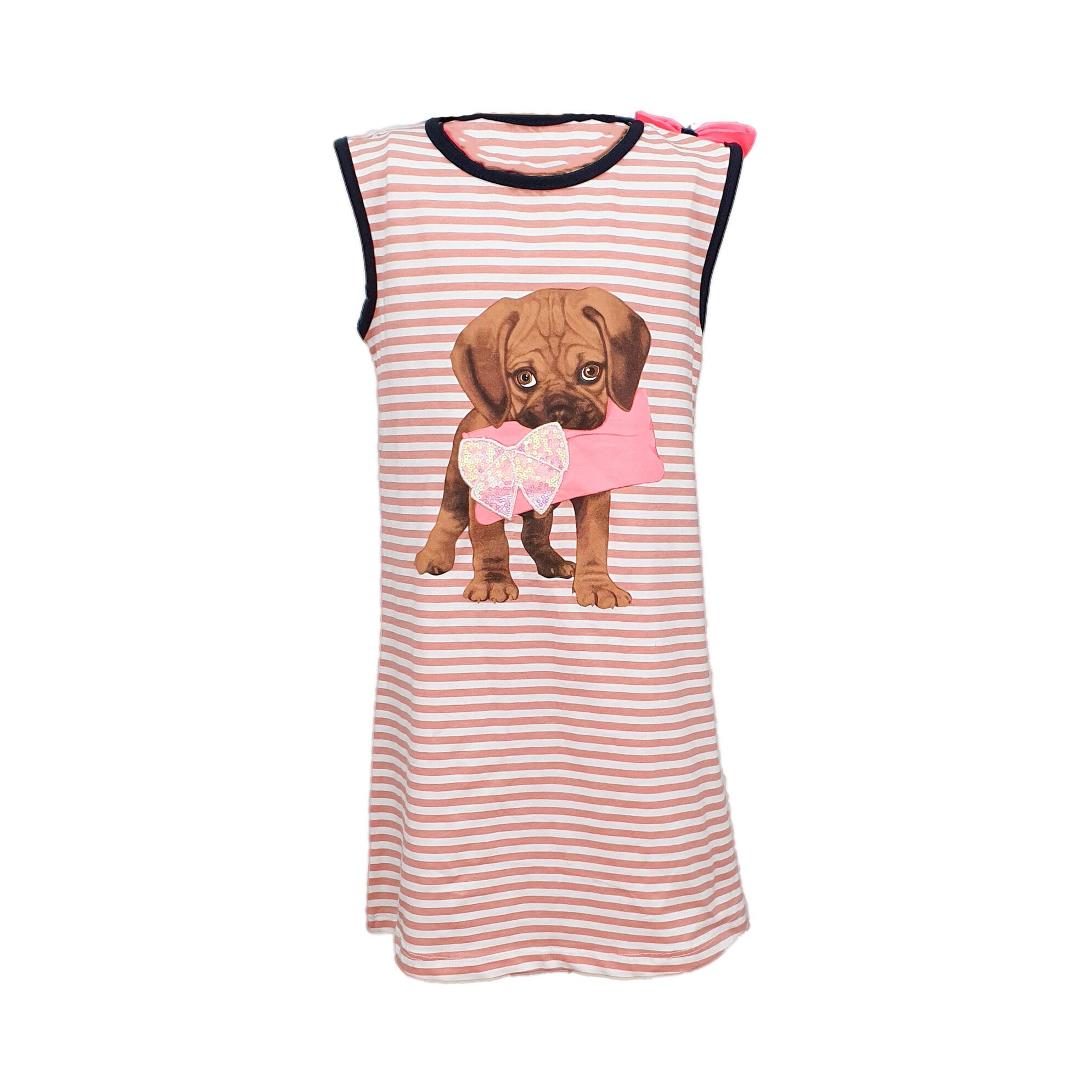 Rochie de vara fara maneci, roz