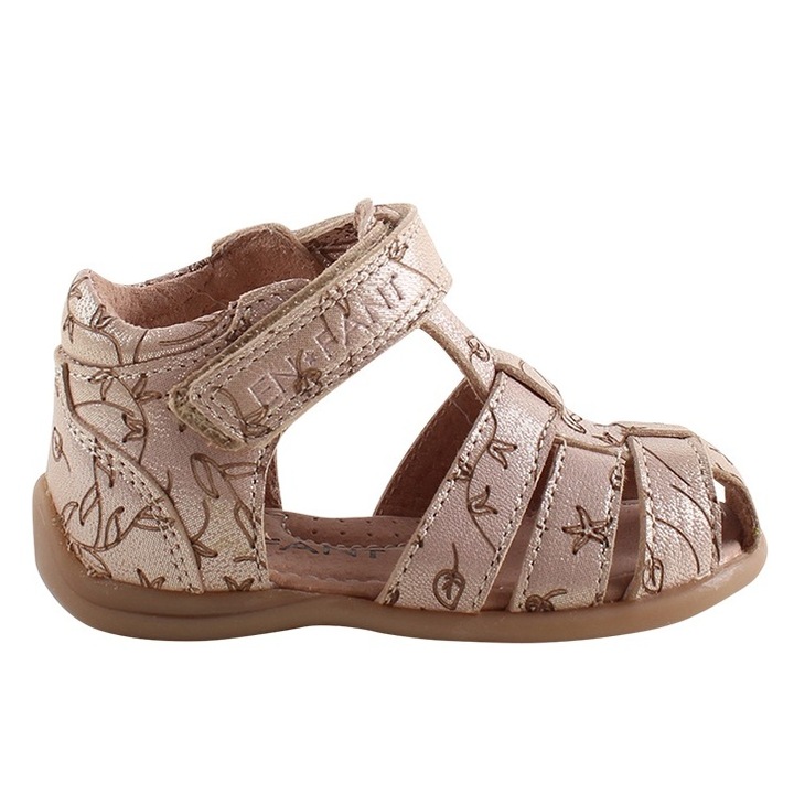 Sandale copii, piele naturala, multicolor, Multicolor