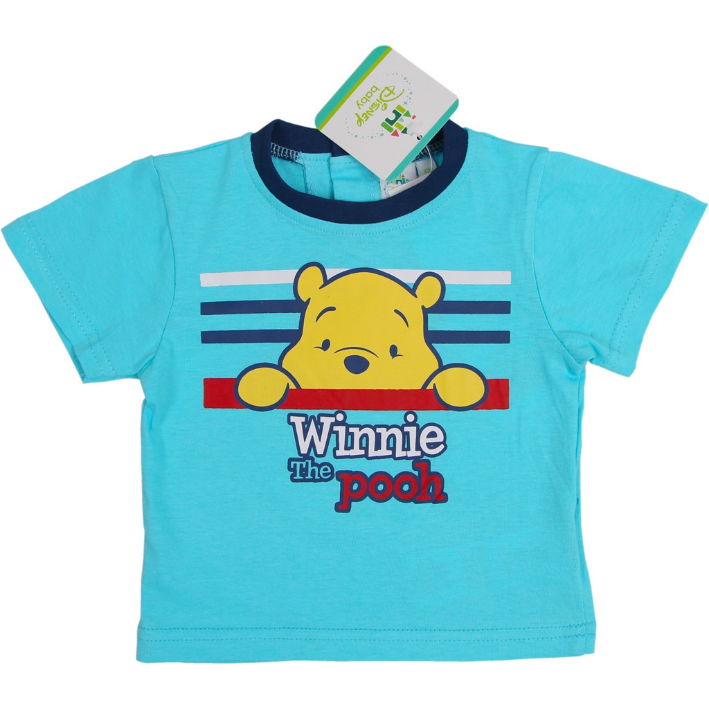 Tricou baieti, Disney, Winnie the Pooh, bumbac, bleu