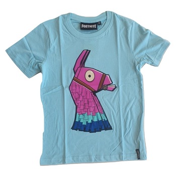 Tricou Fortnite, Llama , Albastru deschis Tricou Fortnite, Llama , Albastru deschis