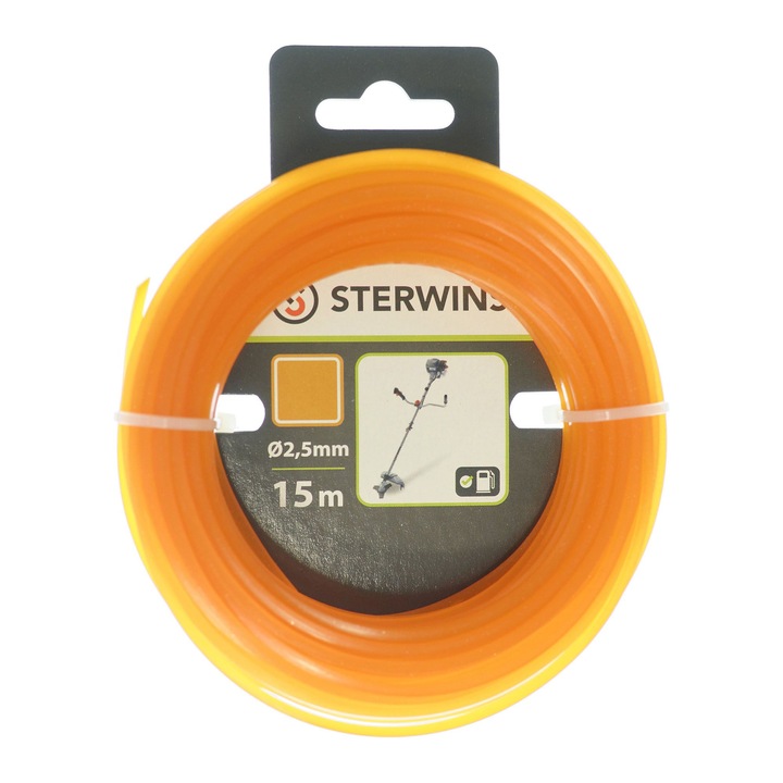 Fir nylon patrat Ø2.5mm x 15m Sterwins