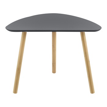 Set 2 bucati masuta cafea Levanger 2, en.casa, MDF/bambus,15 mm, 45 cm, gri inchis/natur, masuri diferite Set 2 bucati masuta cafea Levanger 2, en.casa, MDF/bambus,15 mm, 45 cm, gri inchis/natur, masuri diferite