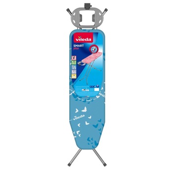 Masa de calcat Vileda Smart Plus 11404, 114x34cm, pliabila, cu priza electrica Masa de calcat Vileda Smart Plus 11404, 114x34cm, pliabila, cu priza electrica