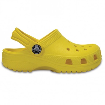 Papuci Crocs Classic Kids Lemon, Galben Papuci Crocs Classic Kids Lemon, Galben