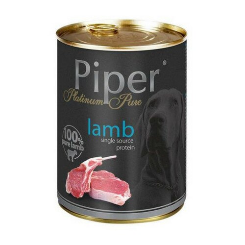 Hrana pentru Caini, Piper Pure cu Carne de Miel, 400 g