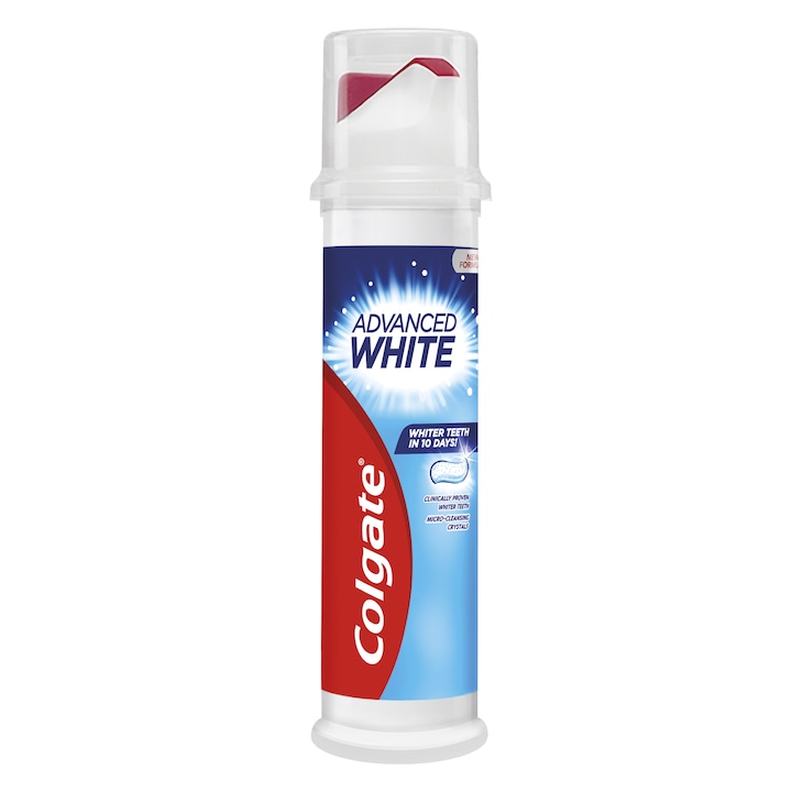 Паста за зъби Colgate Advanced White Pump, 100 мл