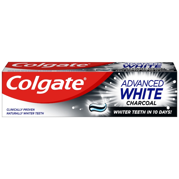 Colgate Advanced White Charcoal fogkrém, 100 ml