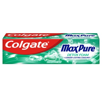 Pasta de dinti Colgate Max Pure Detox Foam, 75 ml Pasta de dinti Colgate Max Pure Detox Foam, 75 ml
