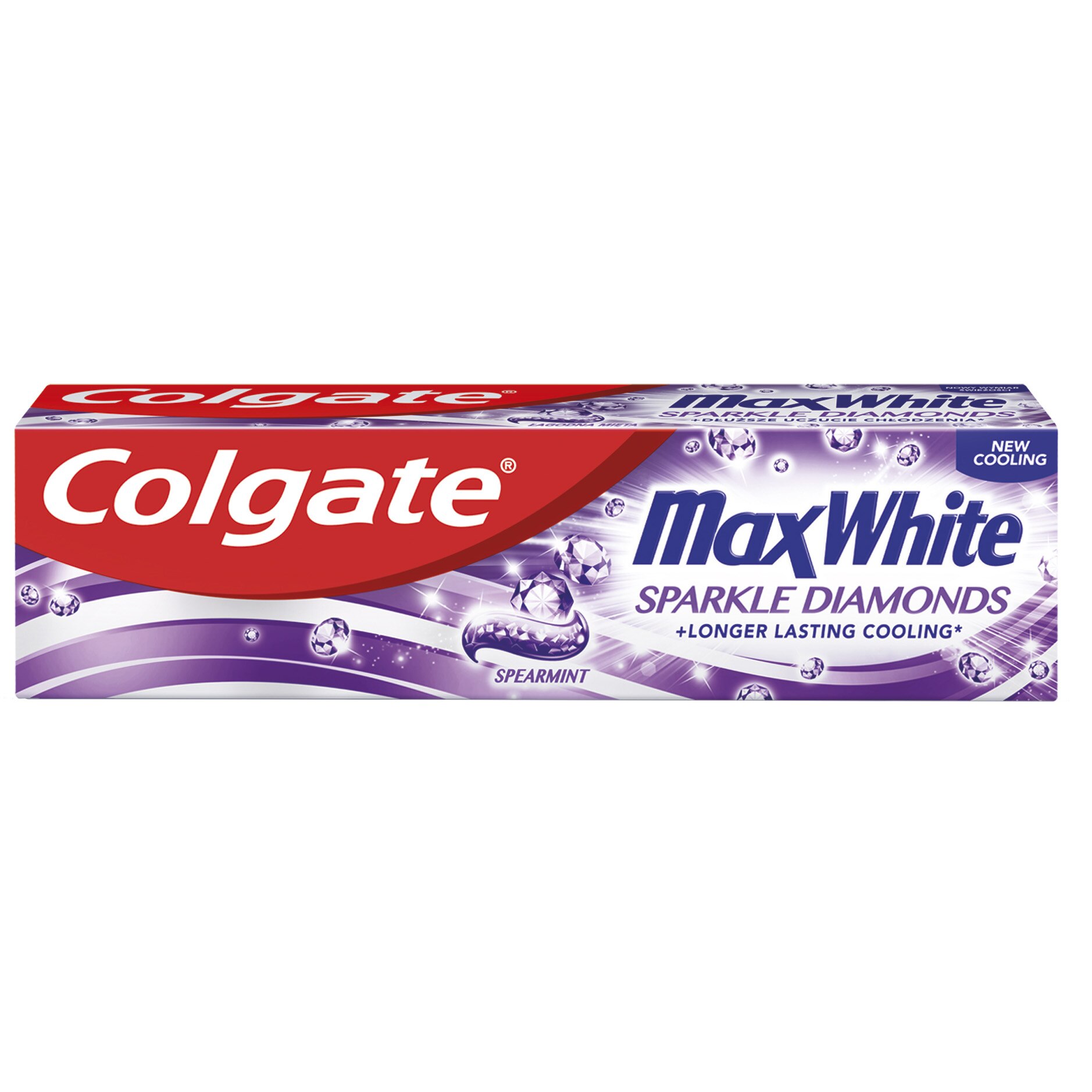 Pasta de dinti Colgate Max White Sparkle Diamonds pentru albire, 75 ml