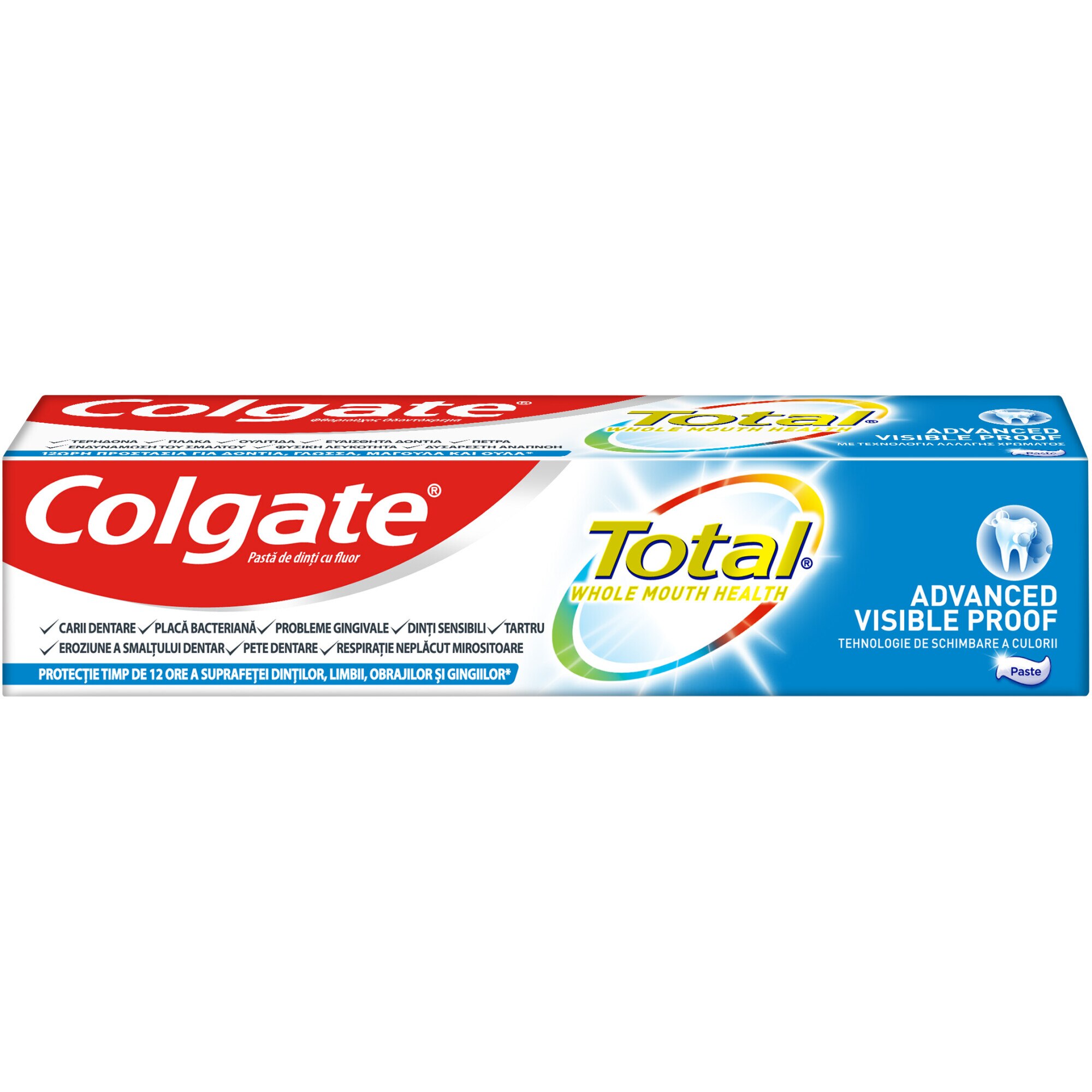 Pasta de dinti Colgate Total Advanced Visible Proof, 75 ml