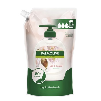 Rezerva sapun lichid Palmolive Naturals Almond & Milk, 500 ml Rezerva sapun lichid Palmolive Naturals Almond & Milk, 500 ml