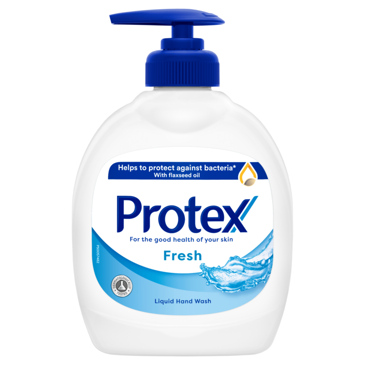Течен сапун Protex Fresh, С натурална антибактериална съставка, 300 мл