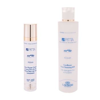 Set 2 produse 250ml pentru pielea sensibila, cuperozica, usor iritabila si reactiva, Lakshmi, produse bio-organice Set 2 produse 250ml pentru pielea sensibila, cuperozica, usor iritabila si reactiva, Lakshmi, produse bio-organice