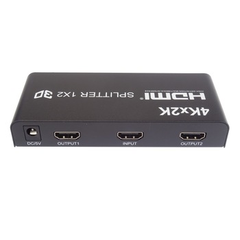 Splitter HDMI 2 porturi, 1 intrare - 2 iesiri, 3D, 4K x 2K, FULL HD, alimentator inclus , PremiumCord, khsplit2b Splitter HDMI 2 porturi, 1 intrare - 2 iesiri, 3D, 4K x 2K, FULL HD, alimentator inclus , PremiumCord, khsplit2b