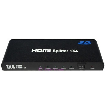 Splitter HDMI 8 porturi, 1 intrare - 8 iesiri, 4K, FULL HD, 3D, alimentator inclus, PremiumCord, khsplit8b Splitter HDMI 8 porturi, 1 intrare - 8 iesiri, 4K, FULL HD, 3D, alimentator inclus, PremiumCord, khsplit8b