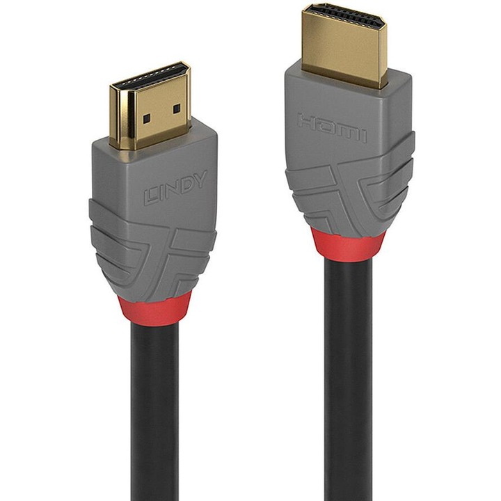 HDMI кабел Lindy L36967, Ultra HD 4K Anthra Line TT, 10 м