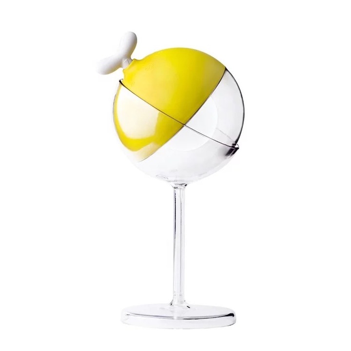 Lampa citit, ambientala, veghe, lanterna, LED, USB, 2W, senzor touch, baterie reincarcabila, alb/galben