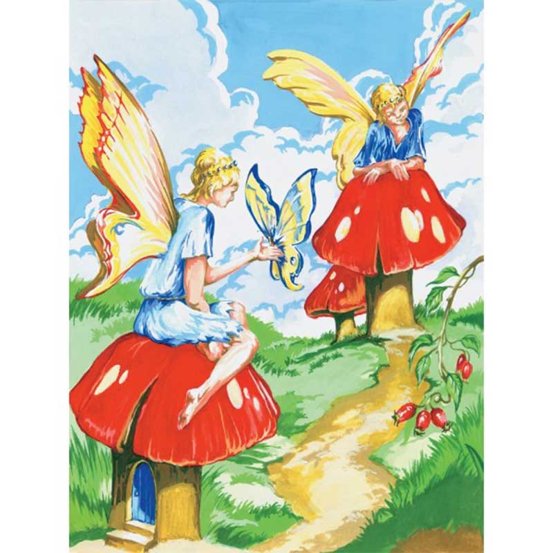 Set pictura pe numere, Royal Langnickel, 20 - Flower Fairies