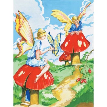 Set pictura pe numere, Royal Langnickel, 20 - Flower Fairies Set pictura pe numere, Royal Langnickel, 20 - Flower Fairies