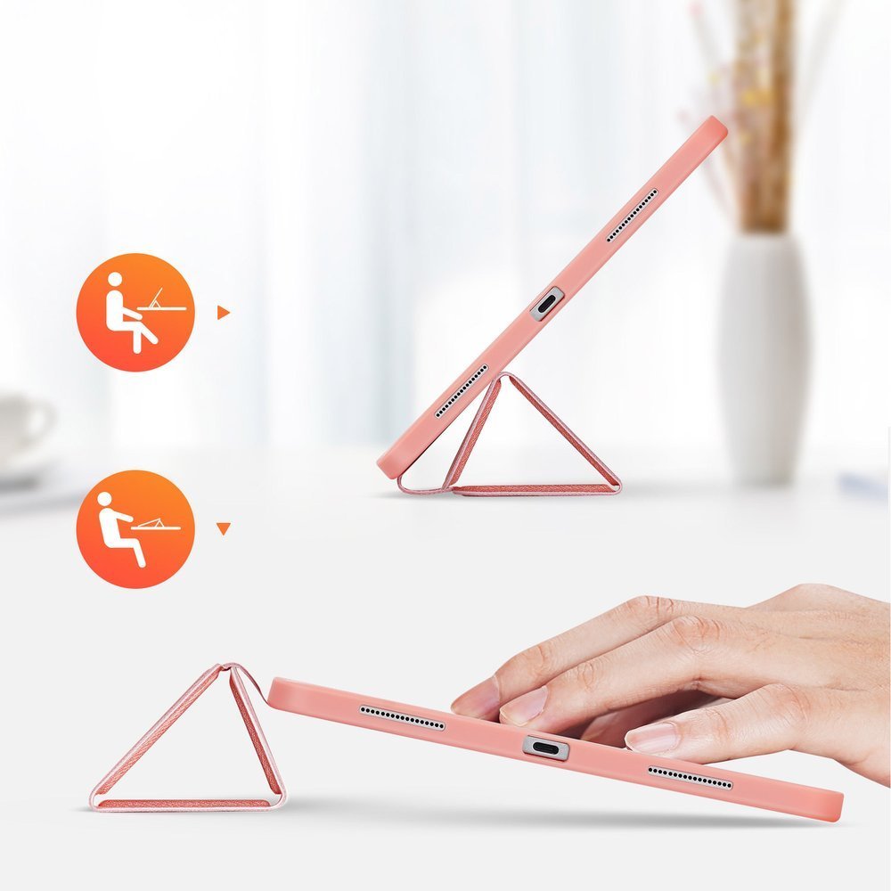 Husa iPad Pro 12.9 2020 / 2018 DUX DUCIS Domo Series Smart Cover Pink