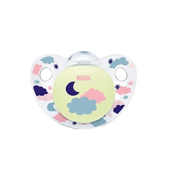 Suzeta ortodontica din silicon Nuk Night & Day 736383M1, Multicolor 6-18 luni Suzeta ortodontica din silicon Nuk Night & Day 736383M1, Multicolor 6-18 luni