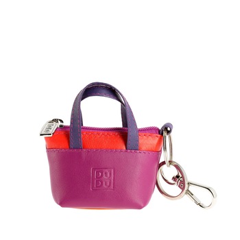 Portchei, DuDu, Piele, Fucsia, 8 x 5 x 4 cm Portchei, DuDu, Piele, Fucsia, 8 x 5 x 4 cm