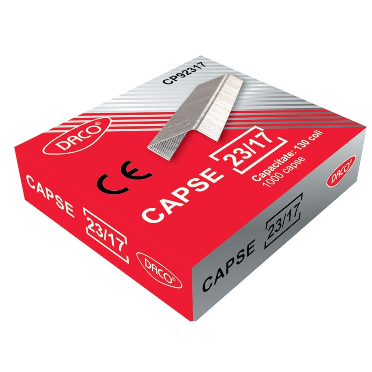Capse 23/17 DACO 1000 bucati/cutie