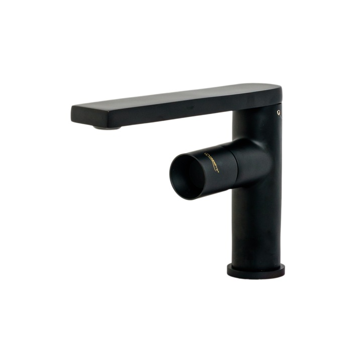 Mosdó csaptelep, mosdó beépítés, matt fekete, TRENDY S