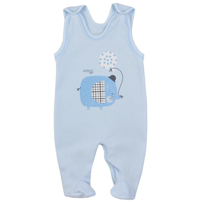 Salopeta fara maneci pentru baieti Koala Tasmania 08-618A, Albastru, 62 cm