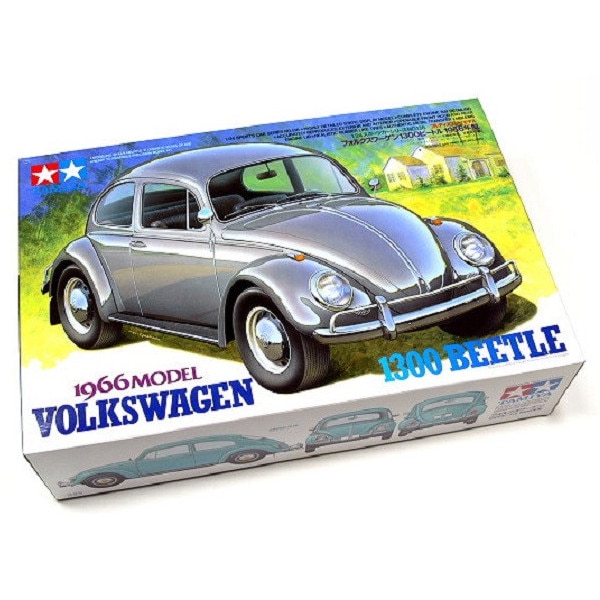 Tamiya 24136 – Volkswagen Coccinelle 1300 1966 – Échelle 1/24 – Maquette à Peindre Et Assembler – Modèle Statique Blanc – Collectionneur