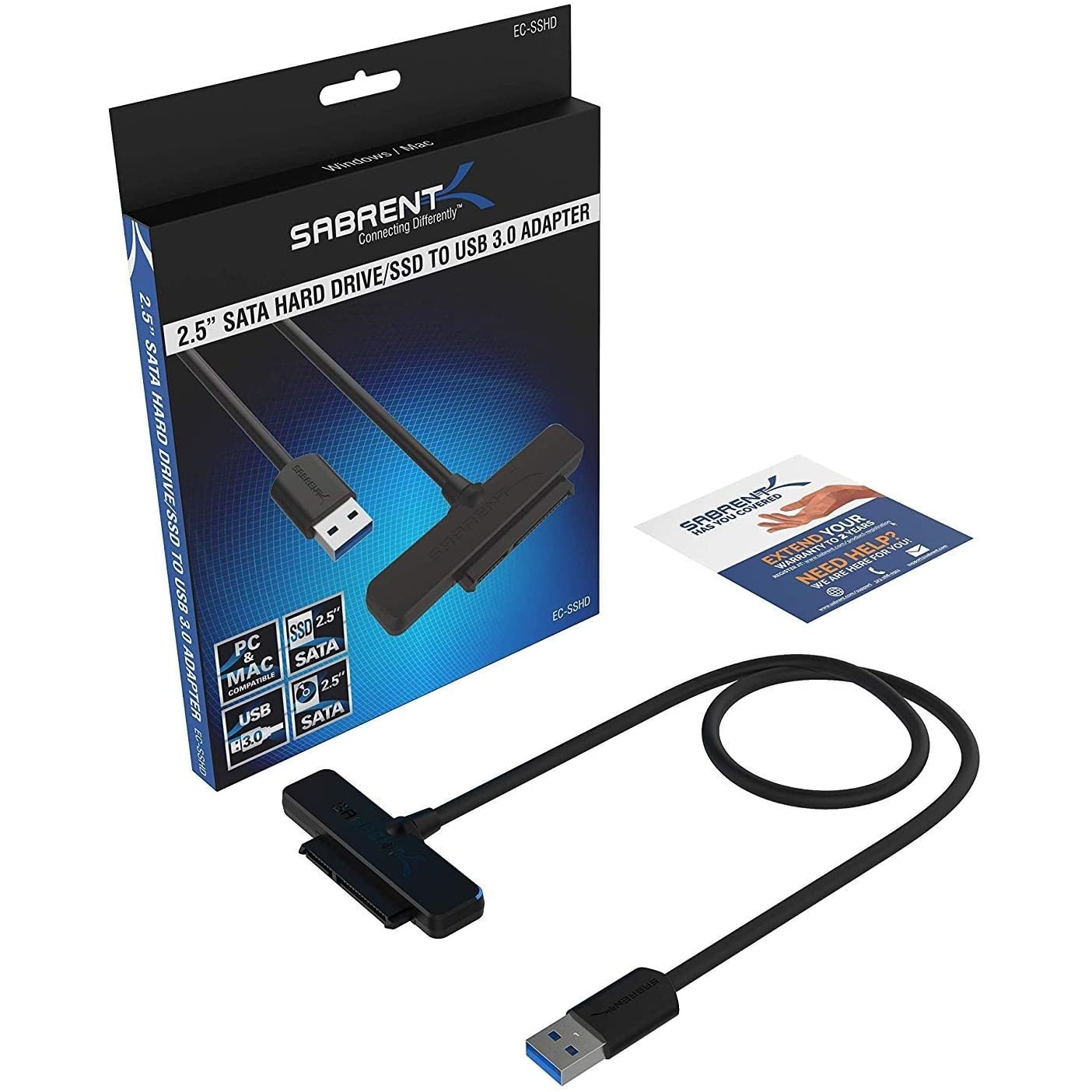 Cablu adaptor Sabrent pentru Hard disk de USB la SSD, 2,5