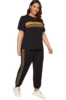 Compleu sport-casual Plus Size Fit,bumbac Compleu sport-casual Plus Size Fit,bumbac