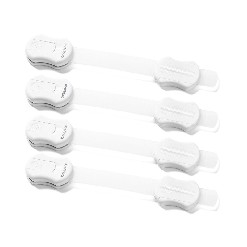 Set 4 protectii pentru mobilier BabyOno 944, Alb