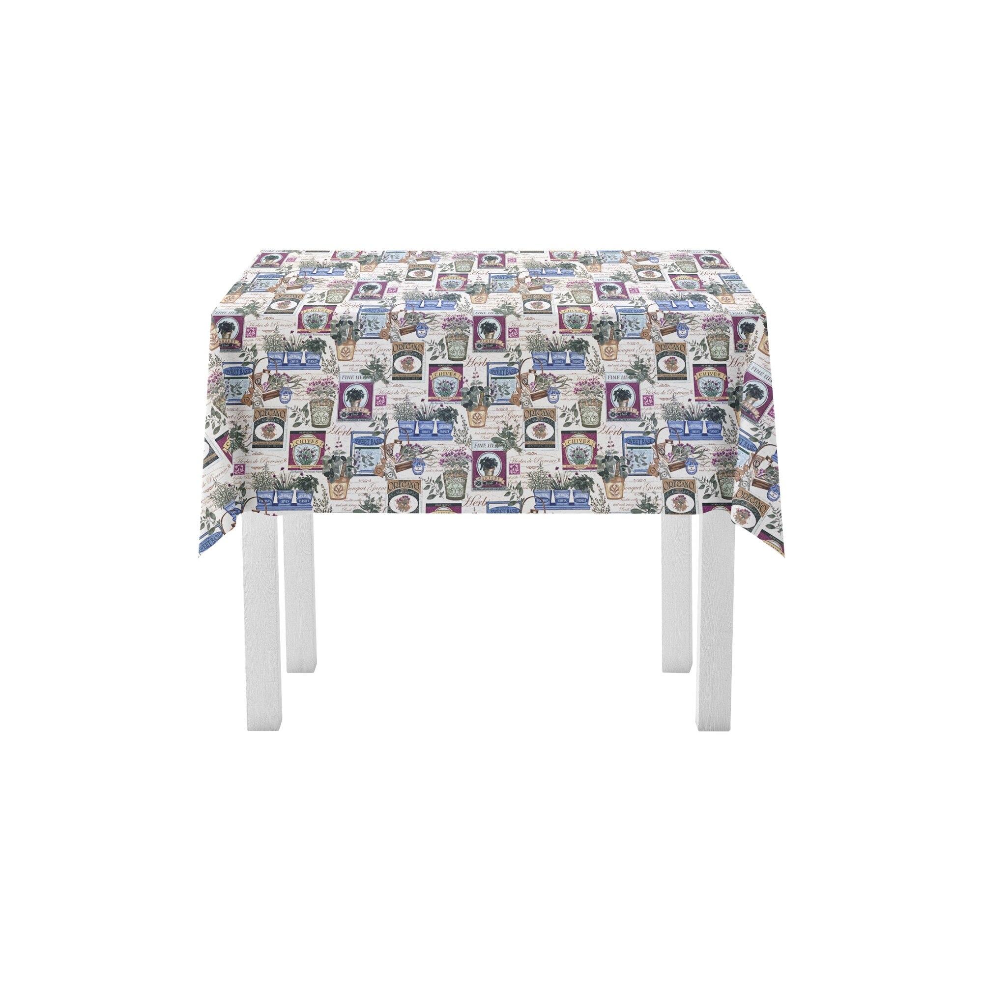 Fata de masa Bedora Botanical, 50% bumbac, 140x280 cm