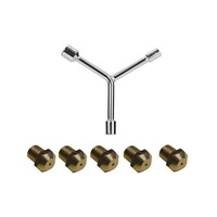 Set 5 duze aragaz S5DZAR81 filet M8x1 conversie gaz metan-butelie