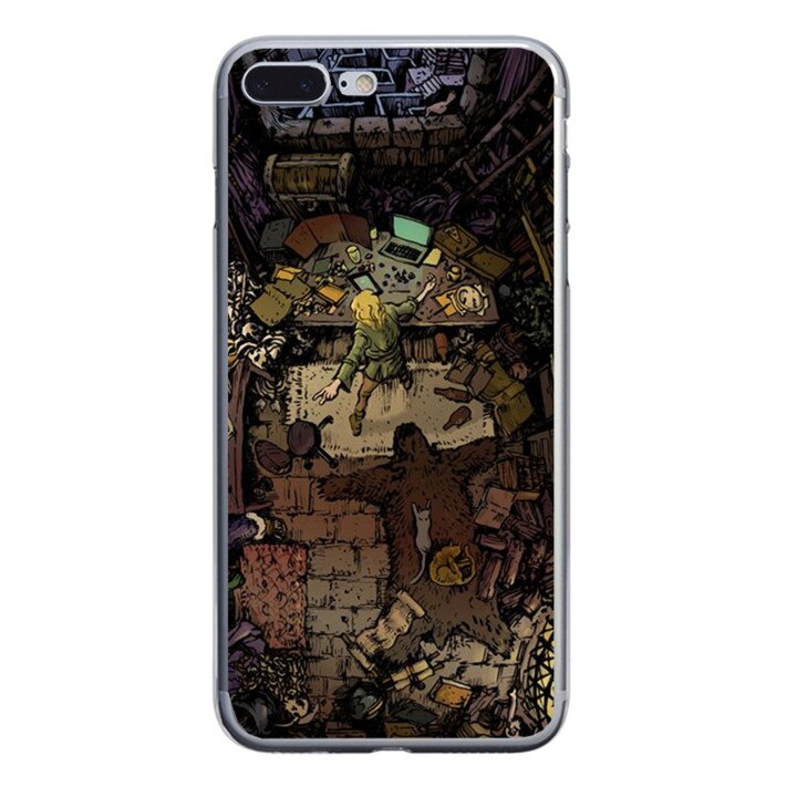 Husa silicon neagra iPhone 8 plus The Dream