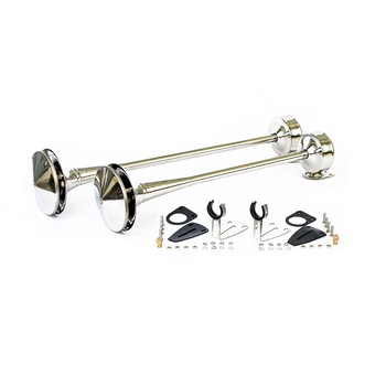 Claxon Auto, Flexzon, Camion, TIR, Cromat, 24V, 64 cm Claxon Auto, Flexzon, Camion, TIR, Cromat, 24V, 64 cm