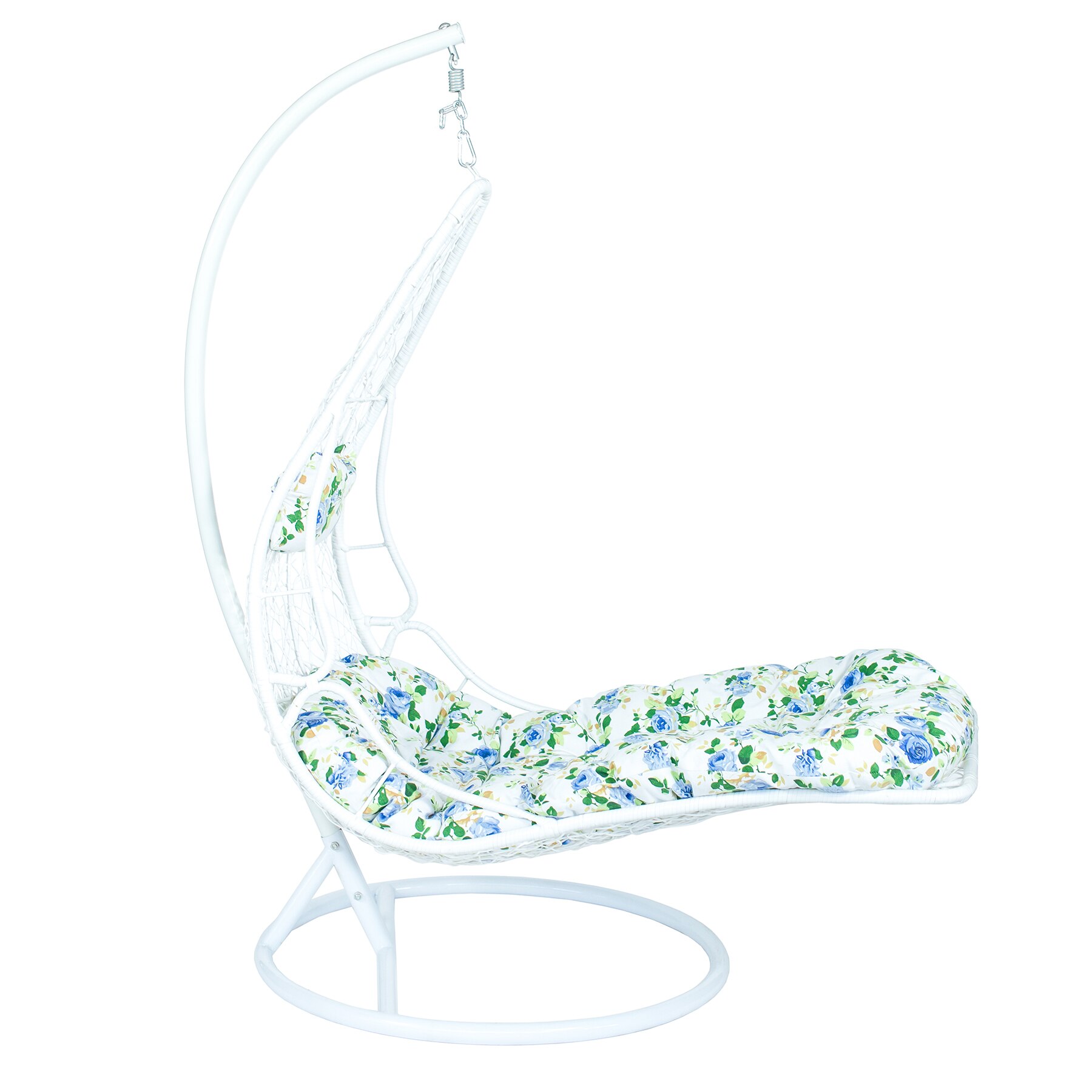 Fotoliu suspendat, Royal Comfort, SC-003, alb, perne incluse