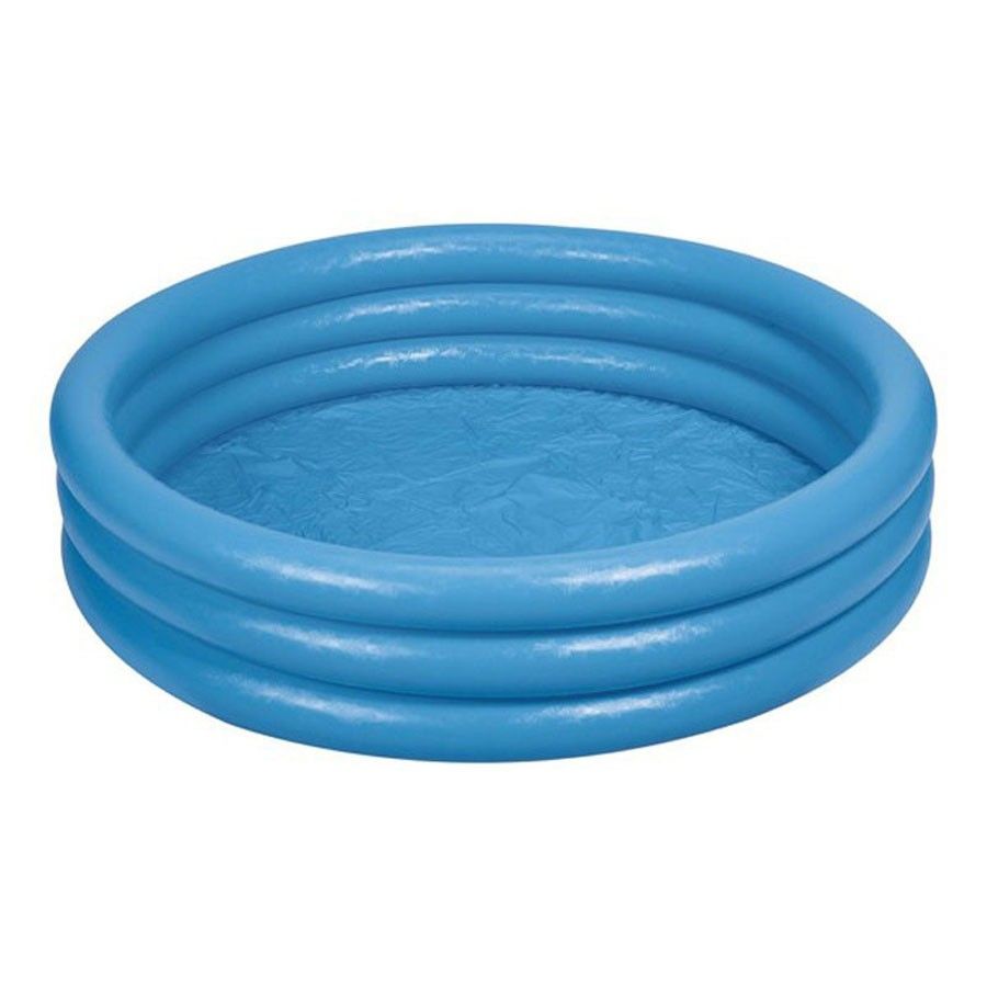 Piscina gonflabila Intex, 168 x 38 cm, 3 inele, albastru