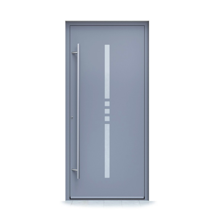 Usa Intrare, TECO, X-36, Aluminiu, 1000 X 2150 mm, Maner tip bara