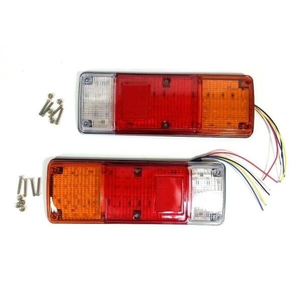 Set 2 Led Lampi Stop Auto Flexzon, 6 Functii, 12/24V